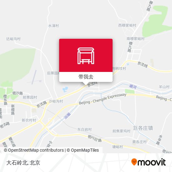 大石岭北地图