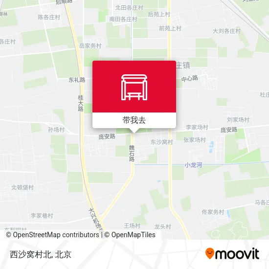 西沙窝村北地图
