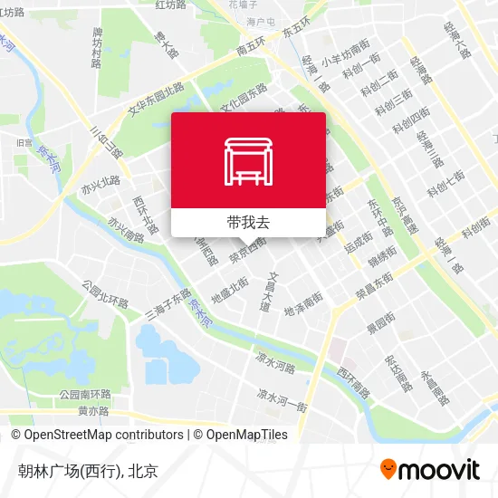 朝林广场(西行)地图