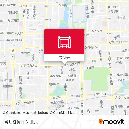 虎坊桥路口东地图