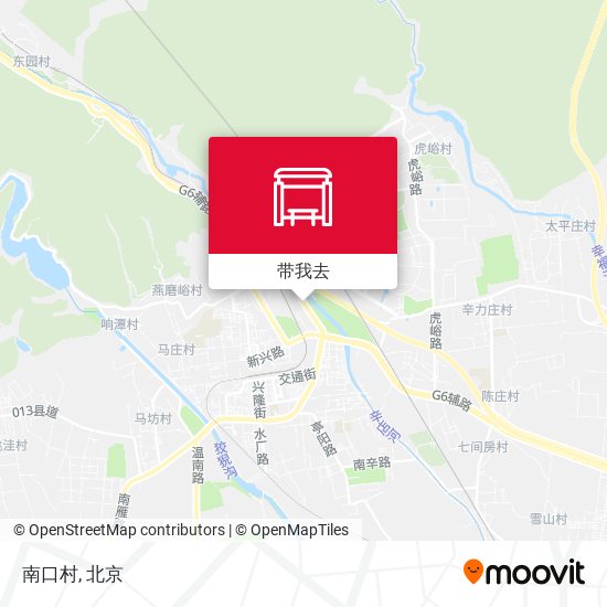 南口村地图