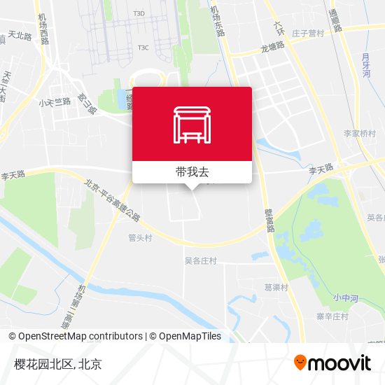 樱花园北区地图