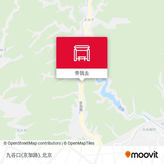 九谷口(京加路)地图