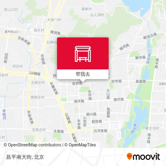 昌平南大街地图