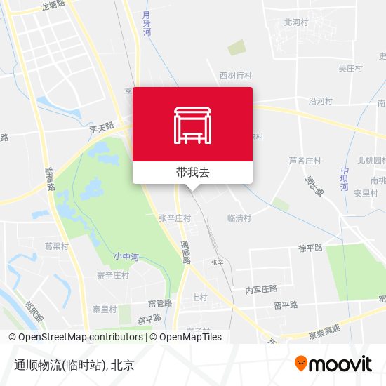 通顺物流(临时站)地图