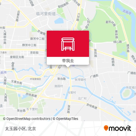 太玉园小区地图