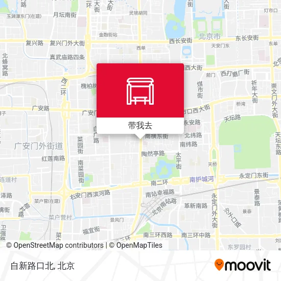 自新路口北地图