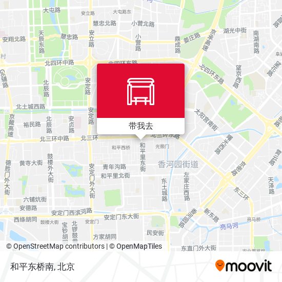 和平东桥南地图