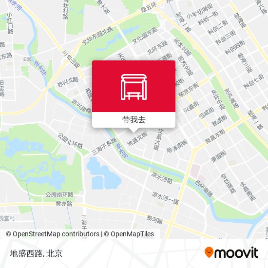 地盛西路地图