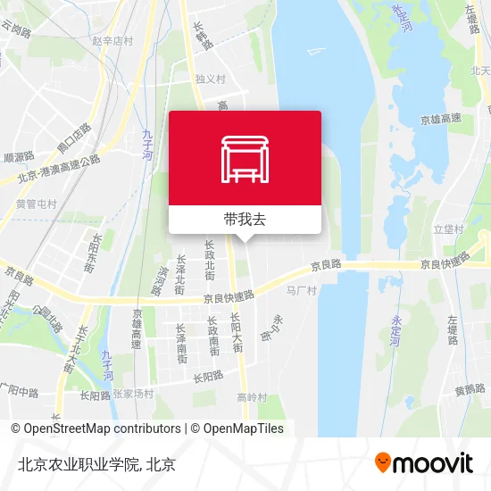 北京农业职业学院地图