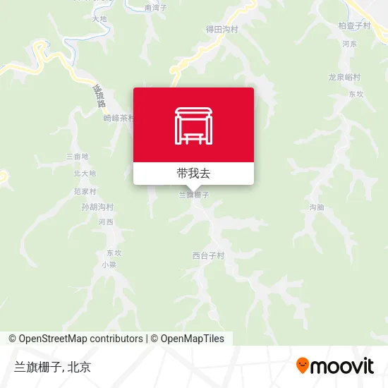 兰旗栅子地图