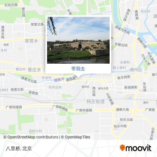 八里桥地图