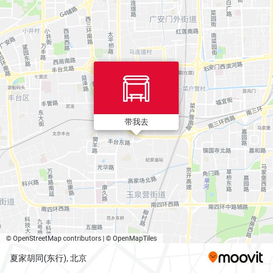 夏家胡同(东行)地图