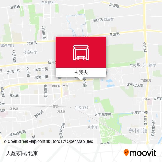 天鑫家园地图