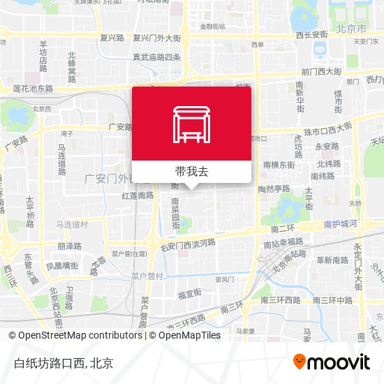 白纸坊路口西地图