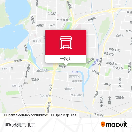 庙城检测厂地图