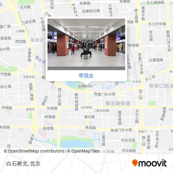 白石桥北地图