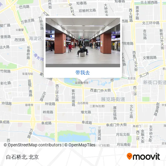 白石桥北地图