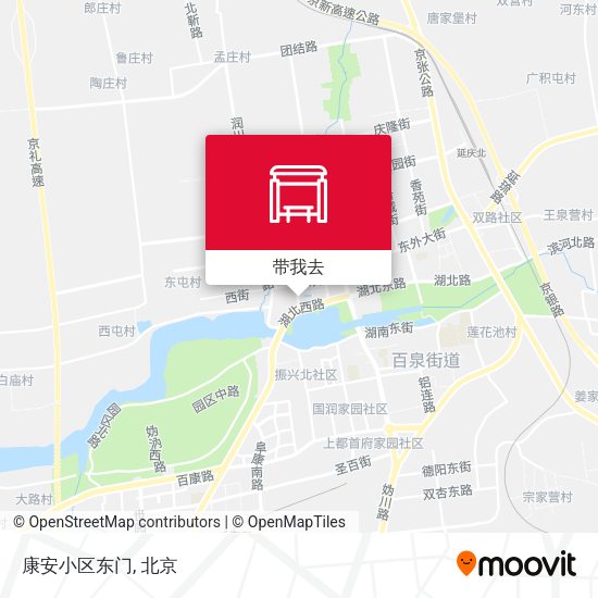 康安小区东门地图