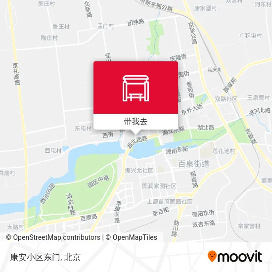 康安小区东门地图