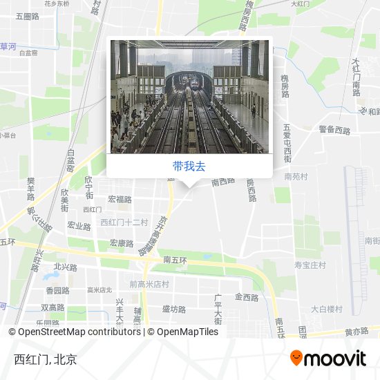 西红门地图
