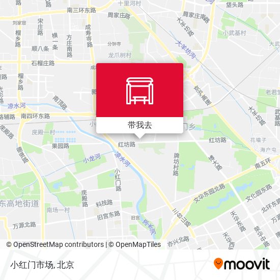 小红门市场地图