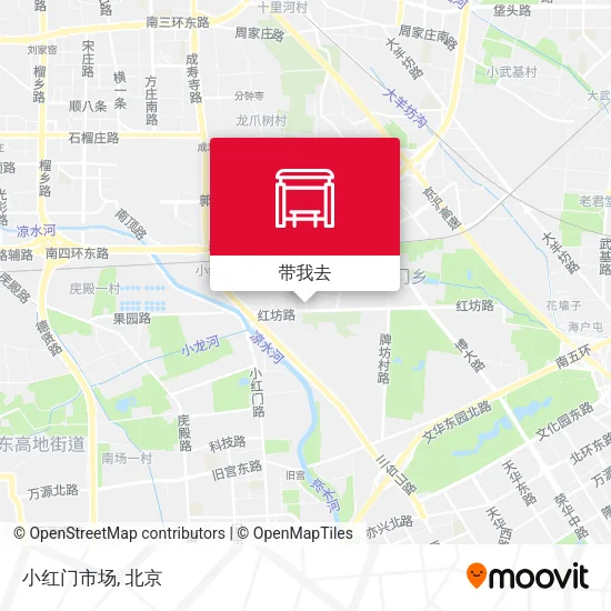 小红门市场地图