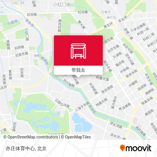 亦庄体育中心地图