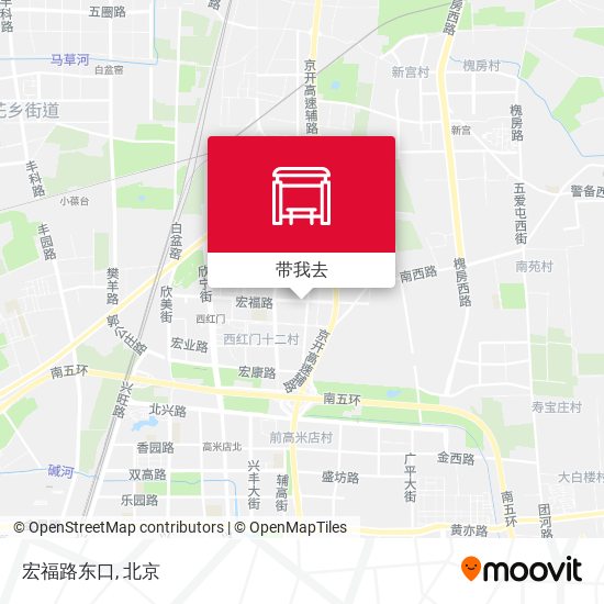 宏福路东口地图