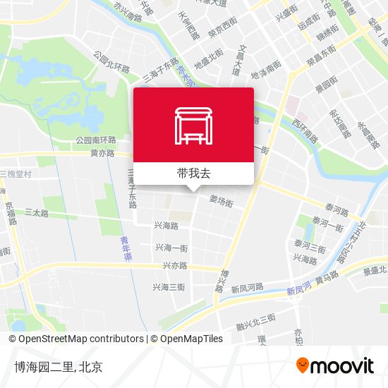 博海园二里地图
