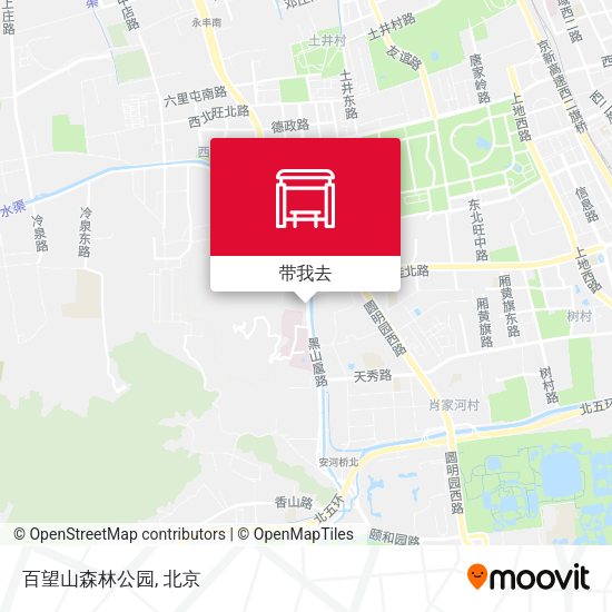 百望山森林公园地图