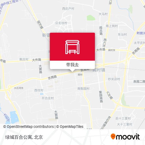 绿城百合公寓地图
