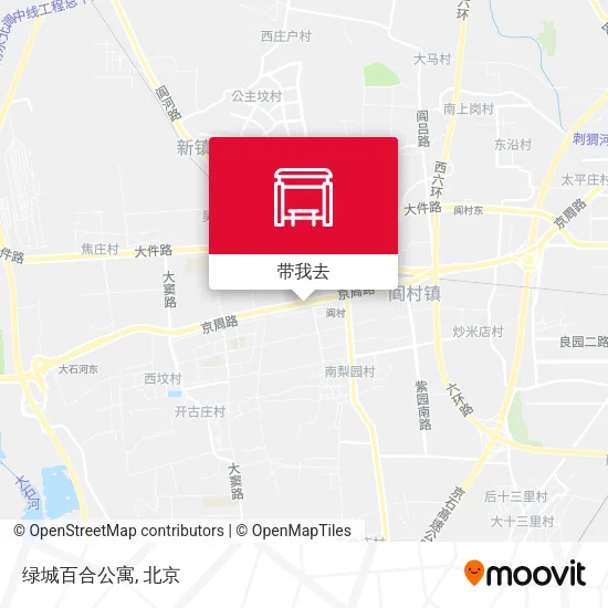 绿城百合公寓地图