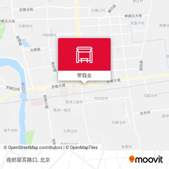 燕郊迎宾路口地图