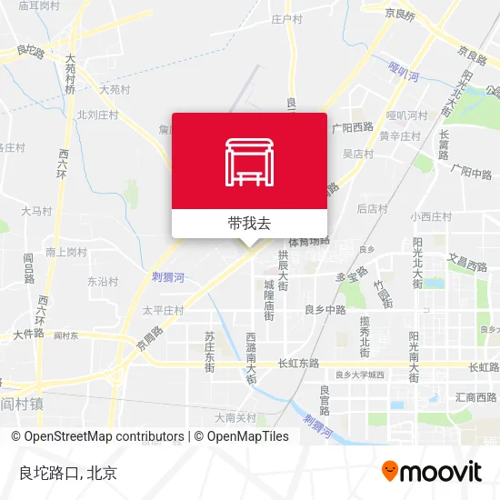 良坨路口地图