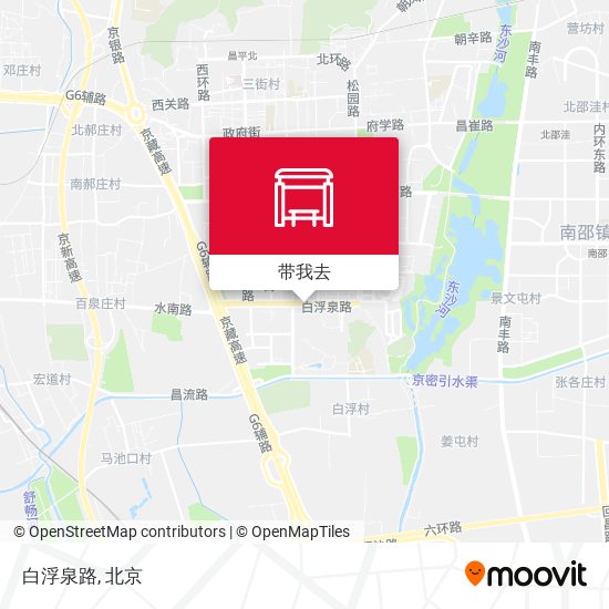 白浮泉路地图