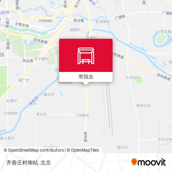 齐善庄村南站地图