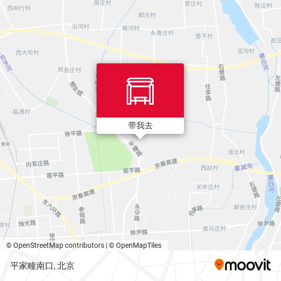 平家疃南口地图