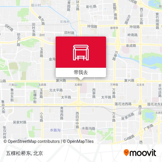 五棵松桥东地图