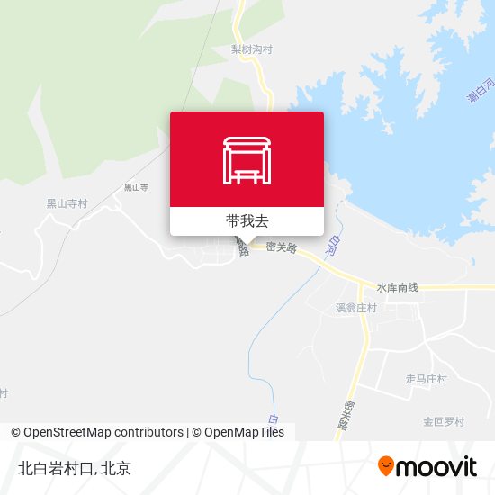 北白岩村口地图