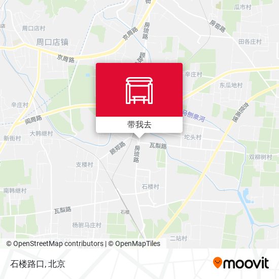 石楼路口地图