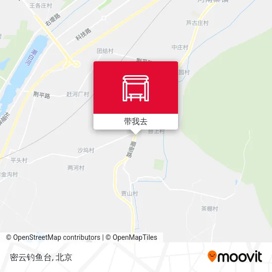密云钓鱼台地图