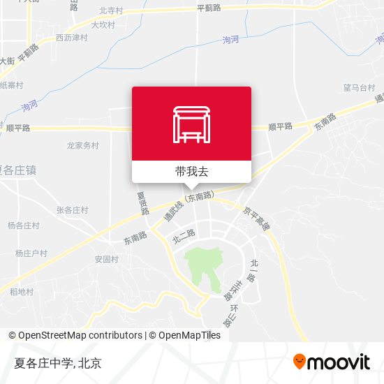 夏各庄中学地图