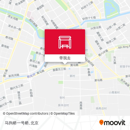 马驹桥一号桥地图