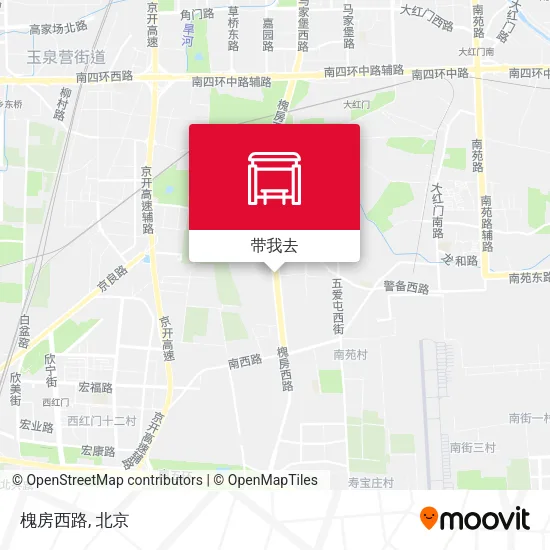 槐房西路地图