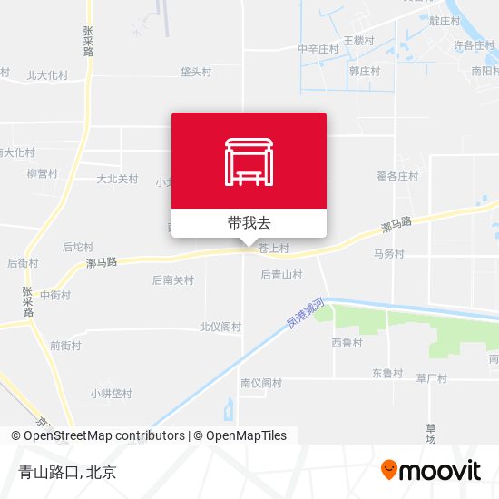 青山路口地图