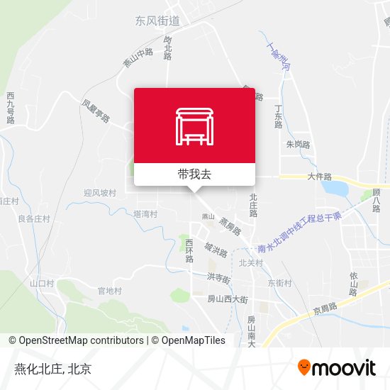 燕化北庄地图
