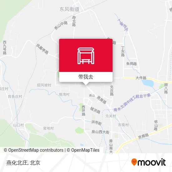 燕化北庄地图