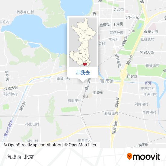 庙城西地图