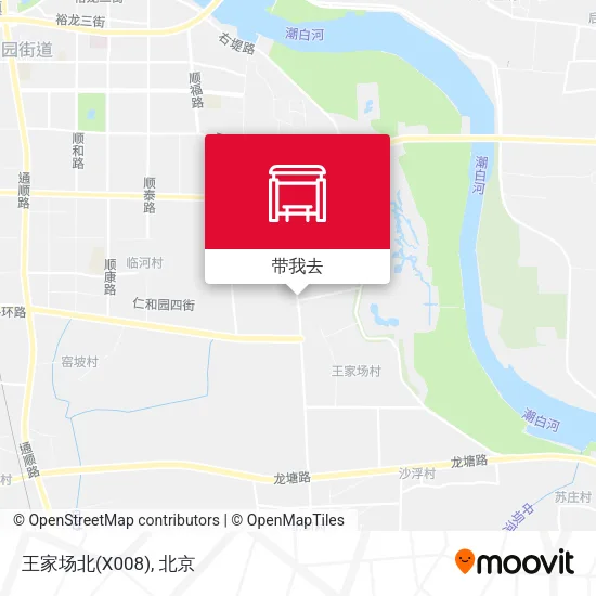 王家场北(X008)地图